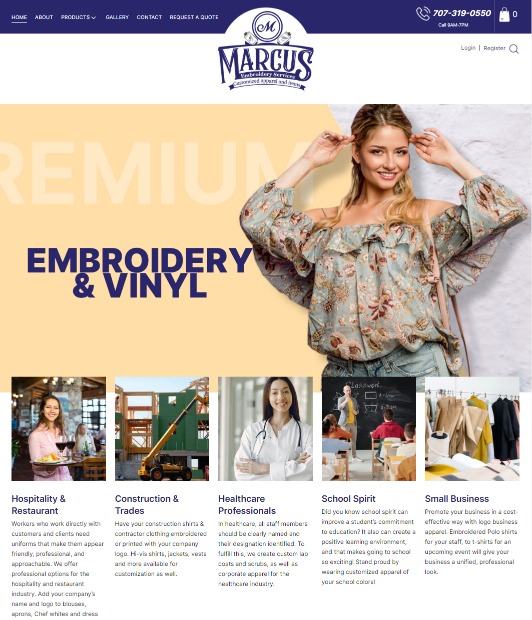 Marcus Embroidery