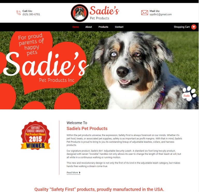 Sadies Pet Products